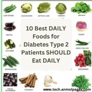 10 Best DAILY Foods for Diabetes Type 2 Patients SHOULD Eat DAILY